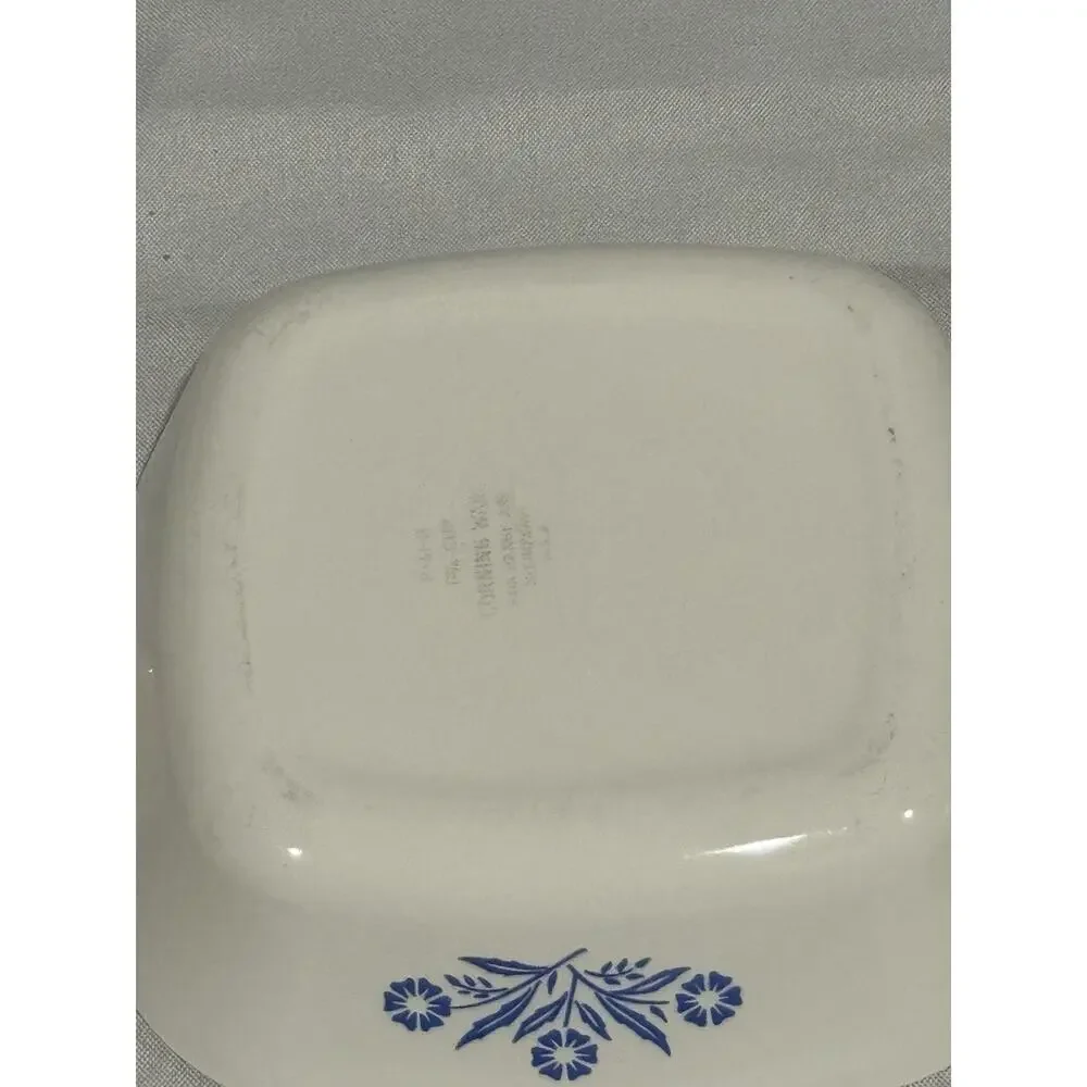 Set of 4 Corning Ware Cornflower Blue Individual Casserole Baking Dishes 5½”